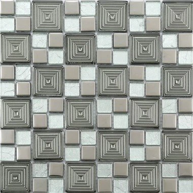 Gạch ốp tường khảm thủy tinh